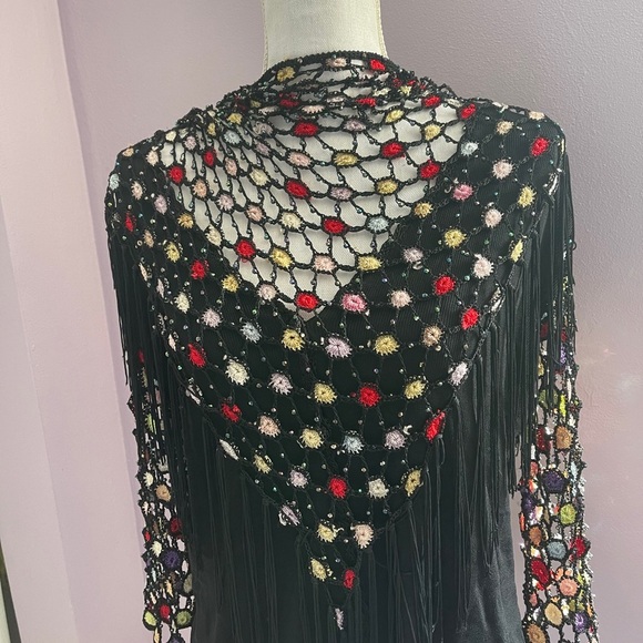 Joseph A. Embroidering cardigan with scarf - Picture 3 of 8